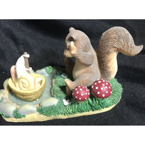 Charming Tails I Miss You Already Squirrel Figurine Fitz & Floyd Collectible 4.5 - Picture 3 of 7
